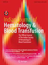 Indian Journal of Hematology and Blood Transfusion雜志封面